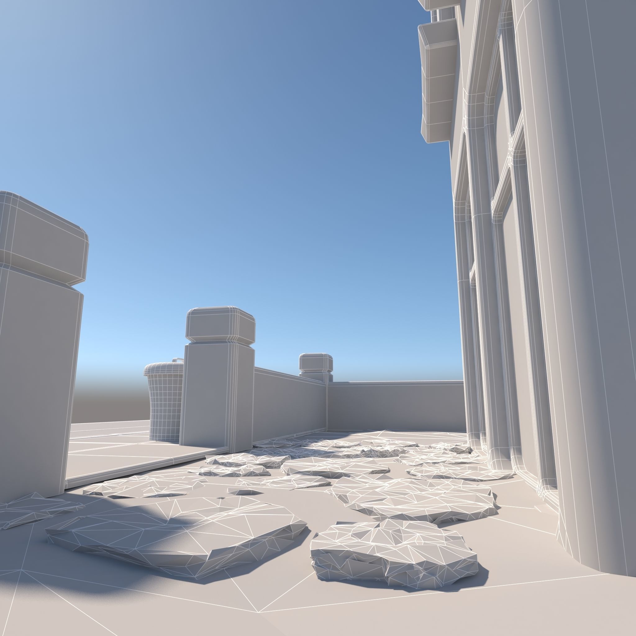 Cartoon House 3D model_13