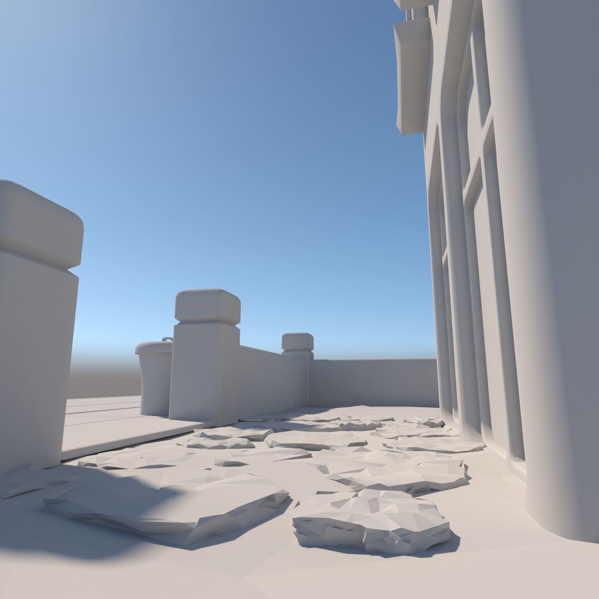 Cartoon House 3D model_12