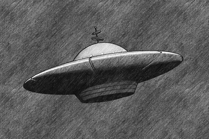 Cartoon Spaceship 3D model