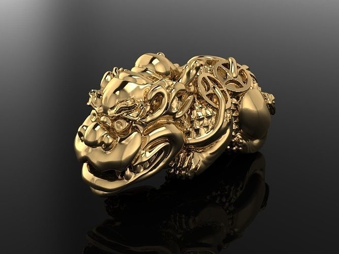 pixiu charm 3D print model