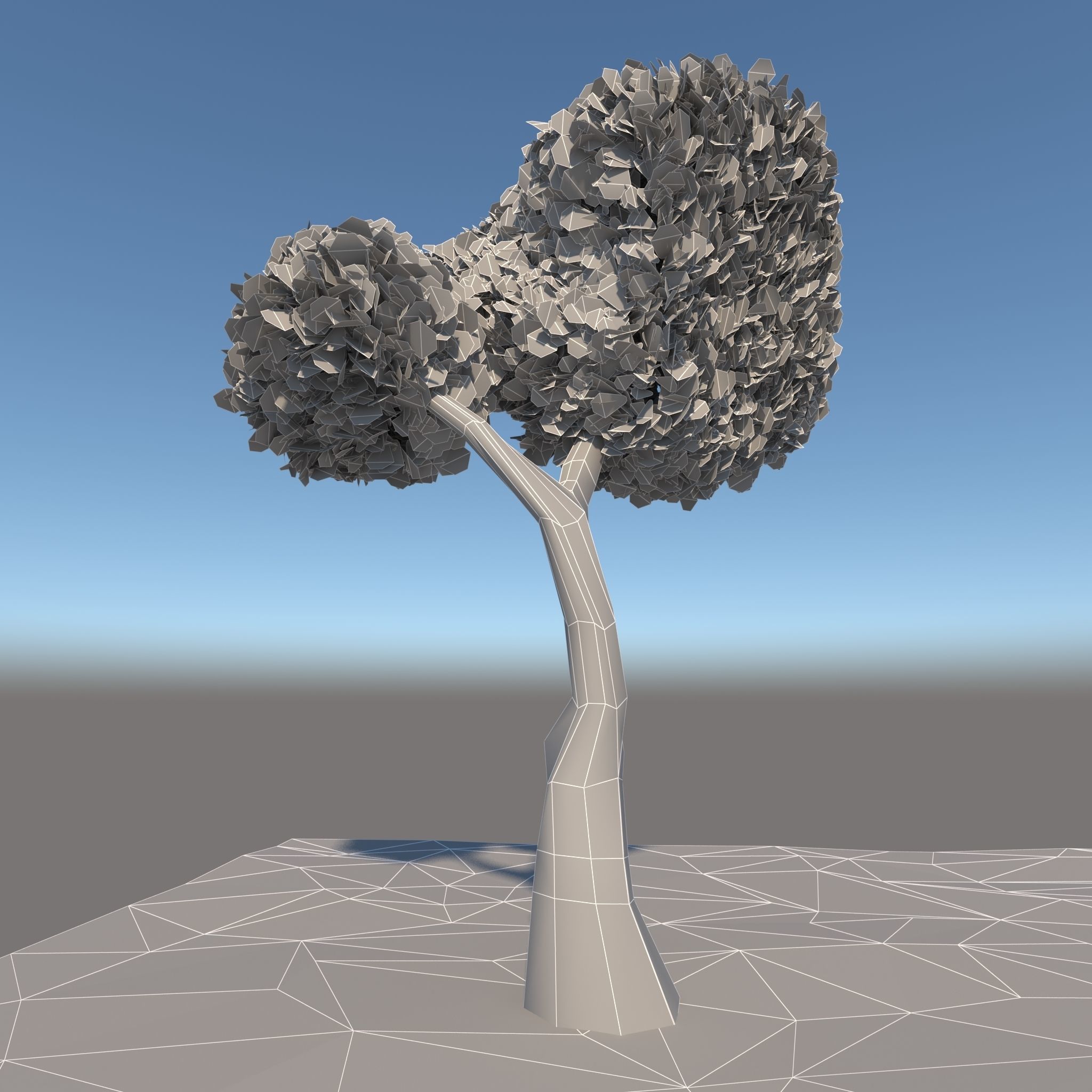 Toon Tree Pack 3D model_3