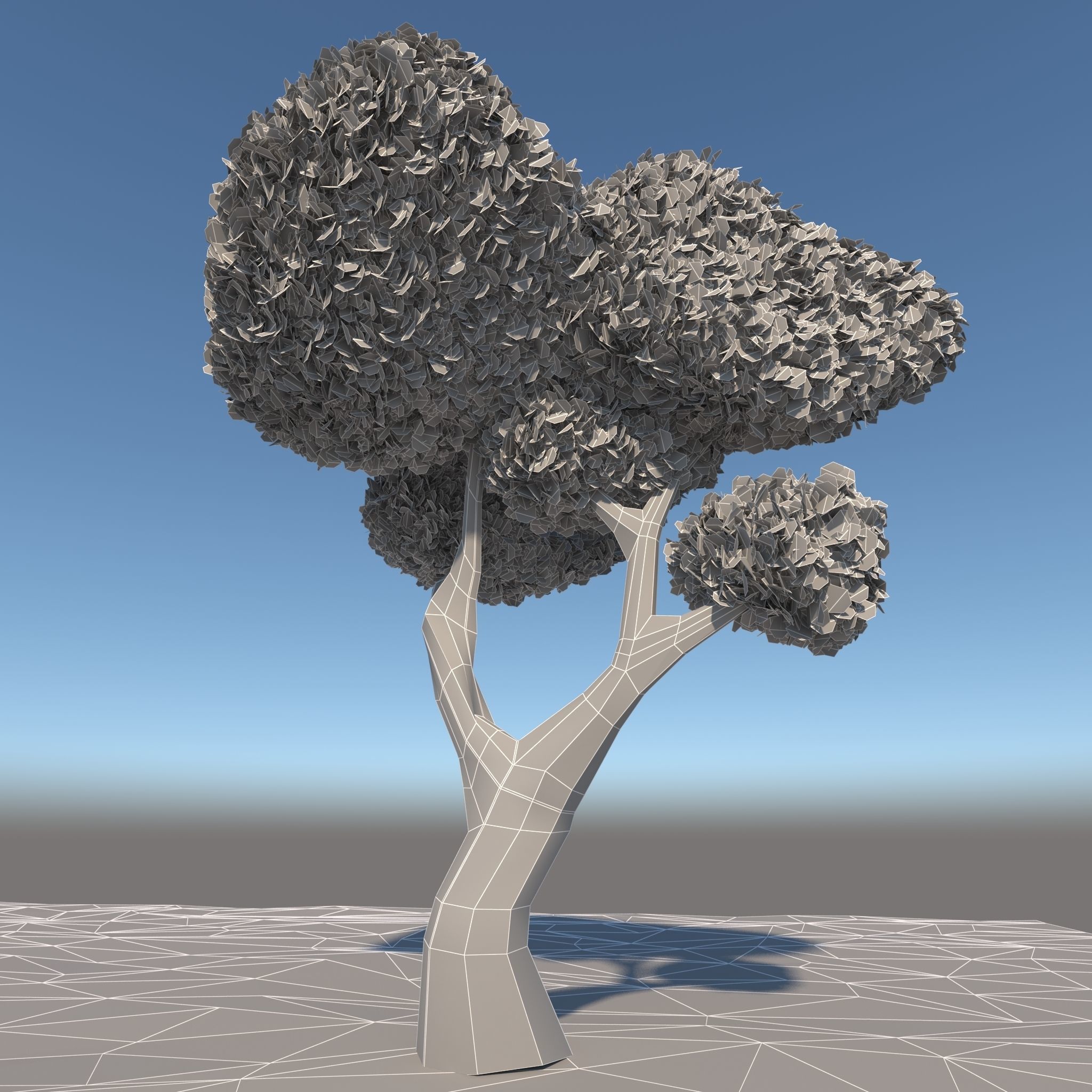 Toon Tree Pack 3D model_7