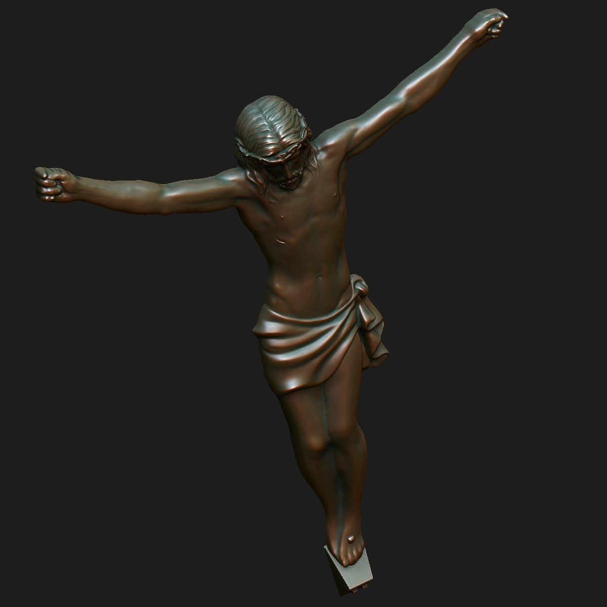 Jesus Christ 3D print model 3D print model_3