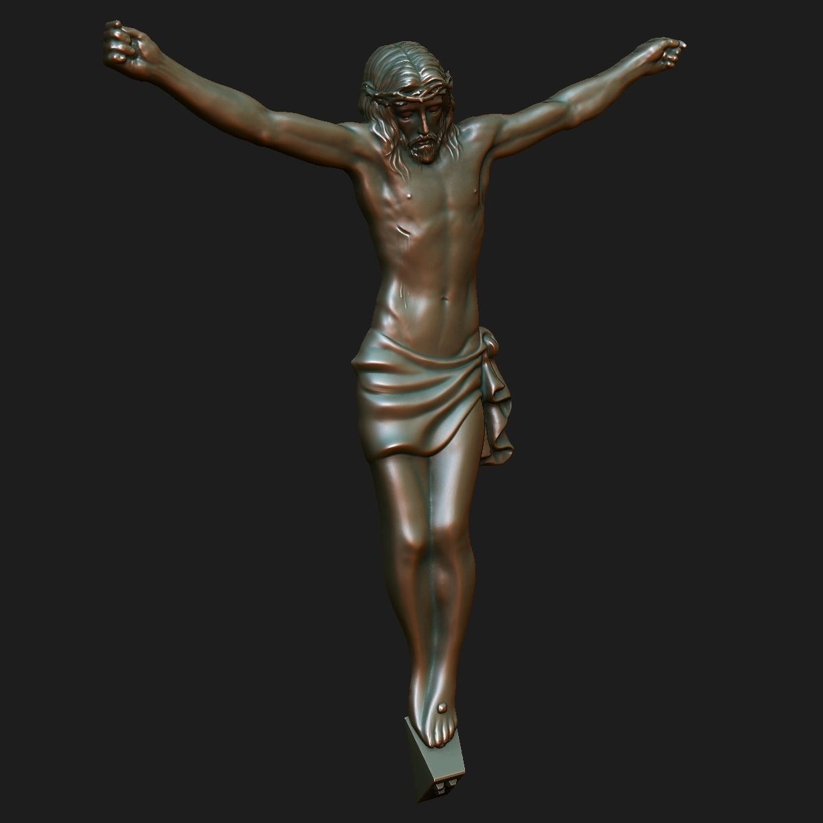 Jesus Christ 3D print model 3D print model_4