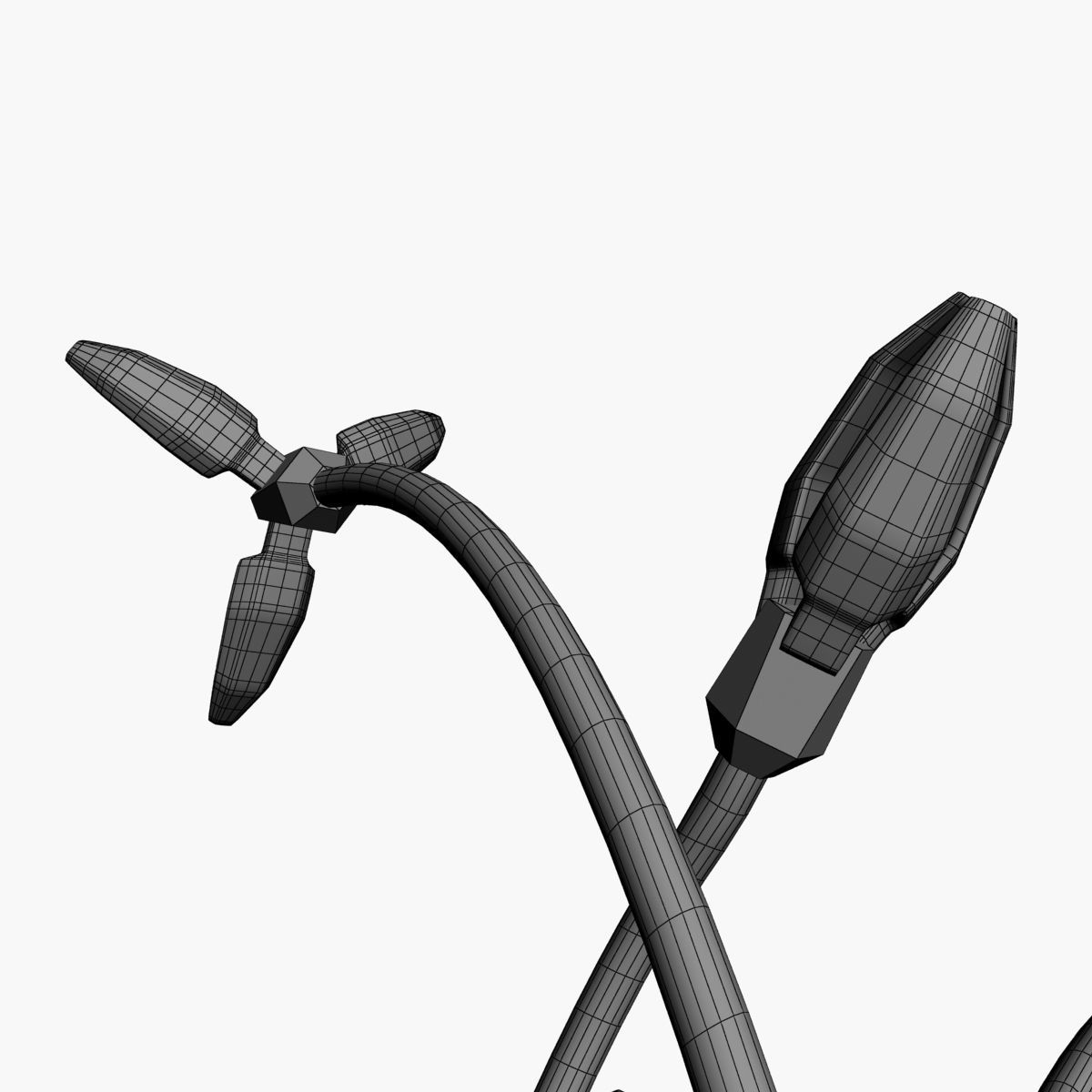 Spider-Aid Robot Low-poly 3D model_27