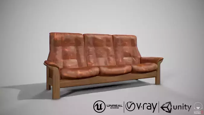 Leather sofa