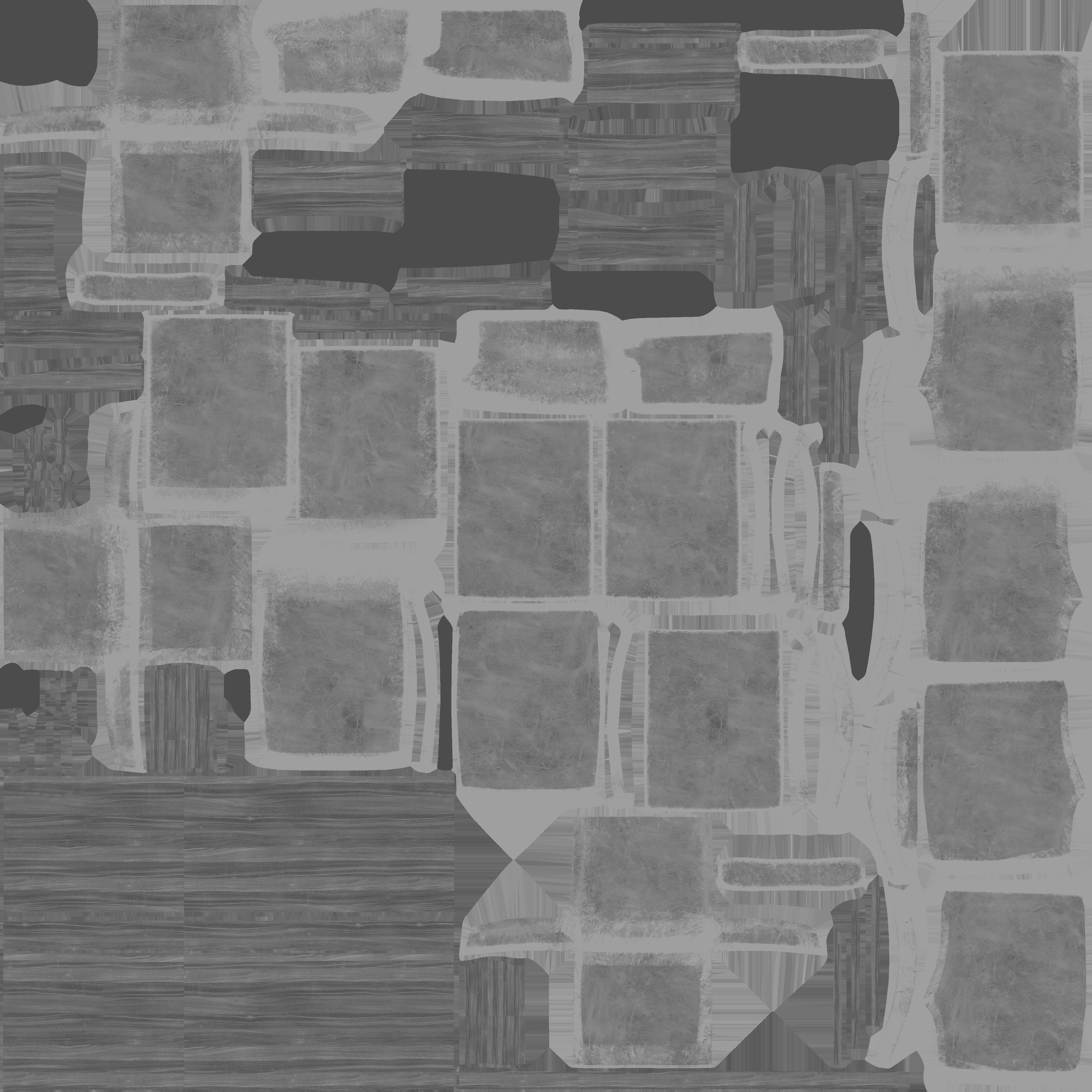 Leather sofa Low-poly 3D model_9