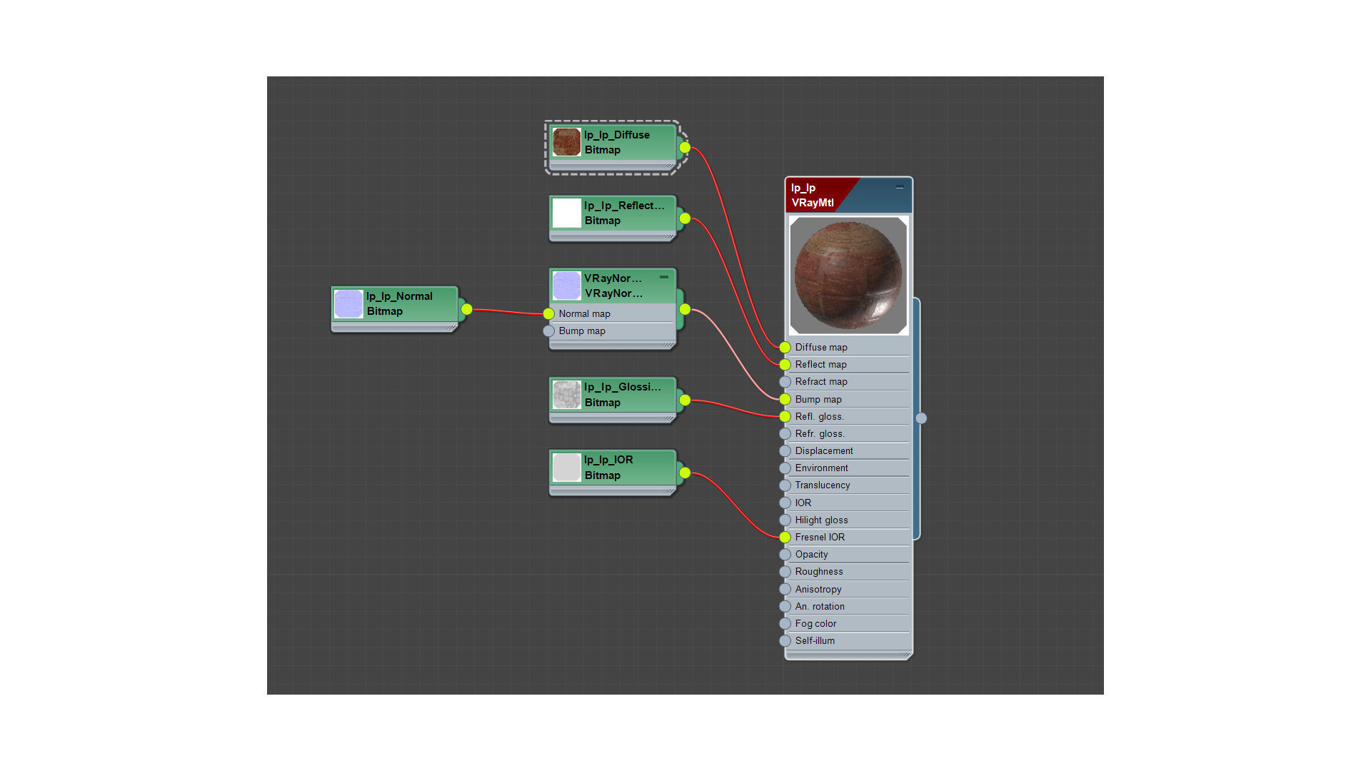 Leather sofa Low-poly 3D model_6
