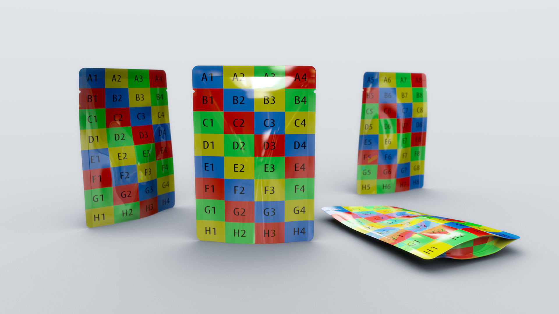 Processed Food Pouch 3D model_1