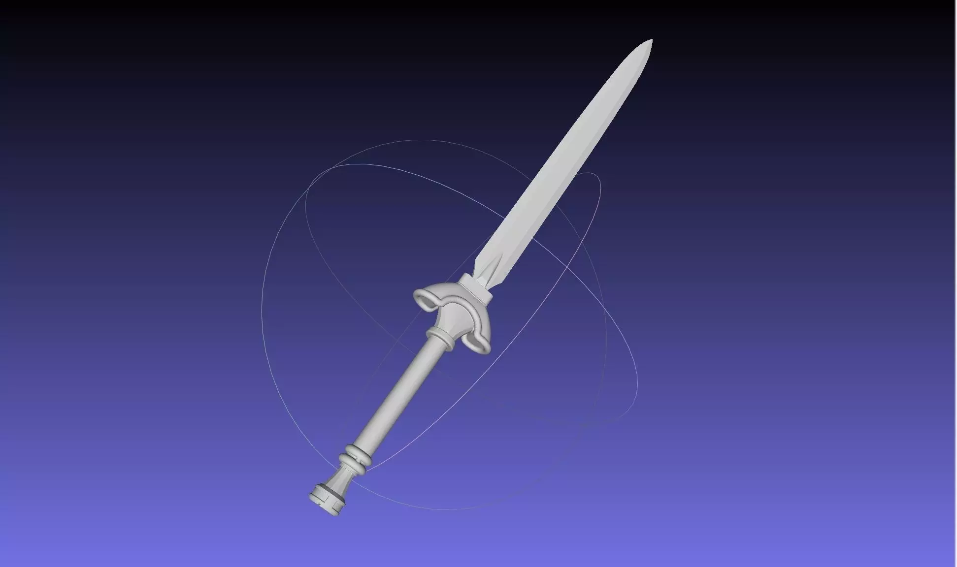 Shield Hero Raphtalia Sword Printable Model 3D print model