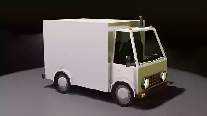 LOW POLY TRUCK delivery