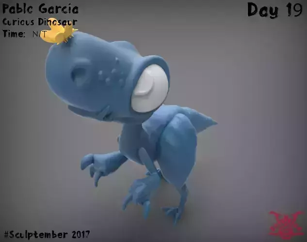 Happy T-Rex 3D print model