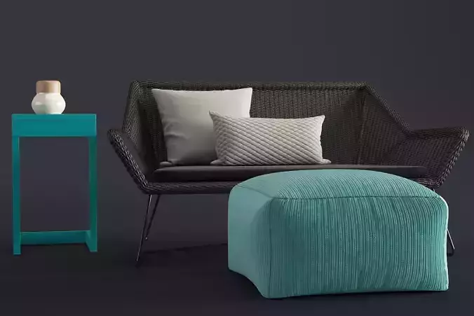 Bench Sofa outdoor Set