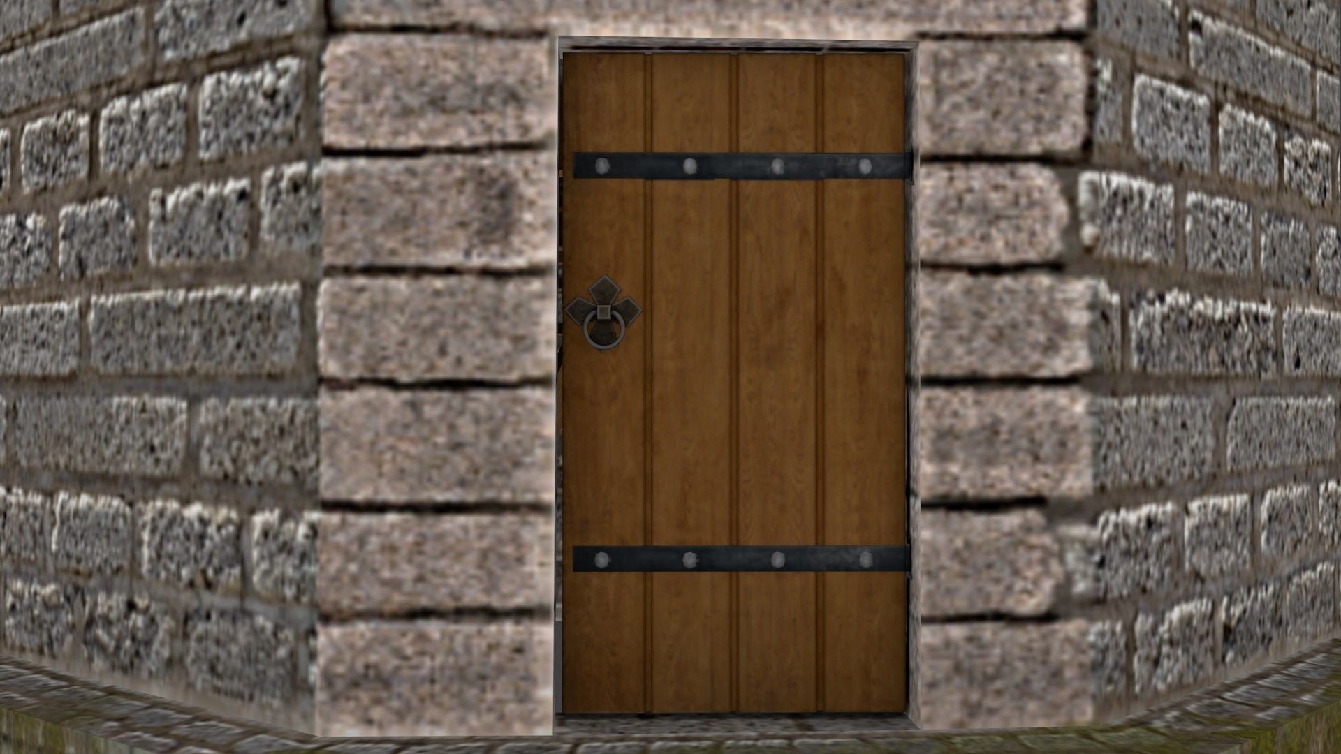 Low Poly watch tower Low-poly 3D model_1