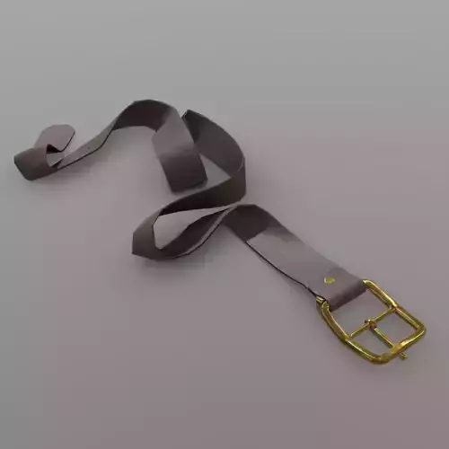 Belt dropped Low-poly 3D model
