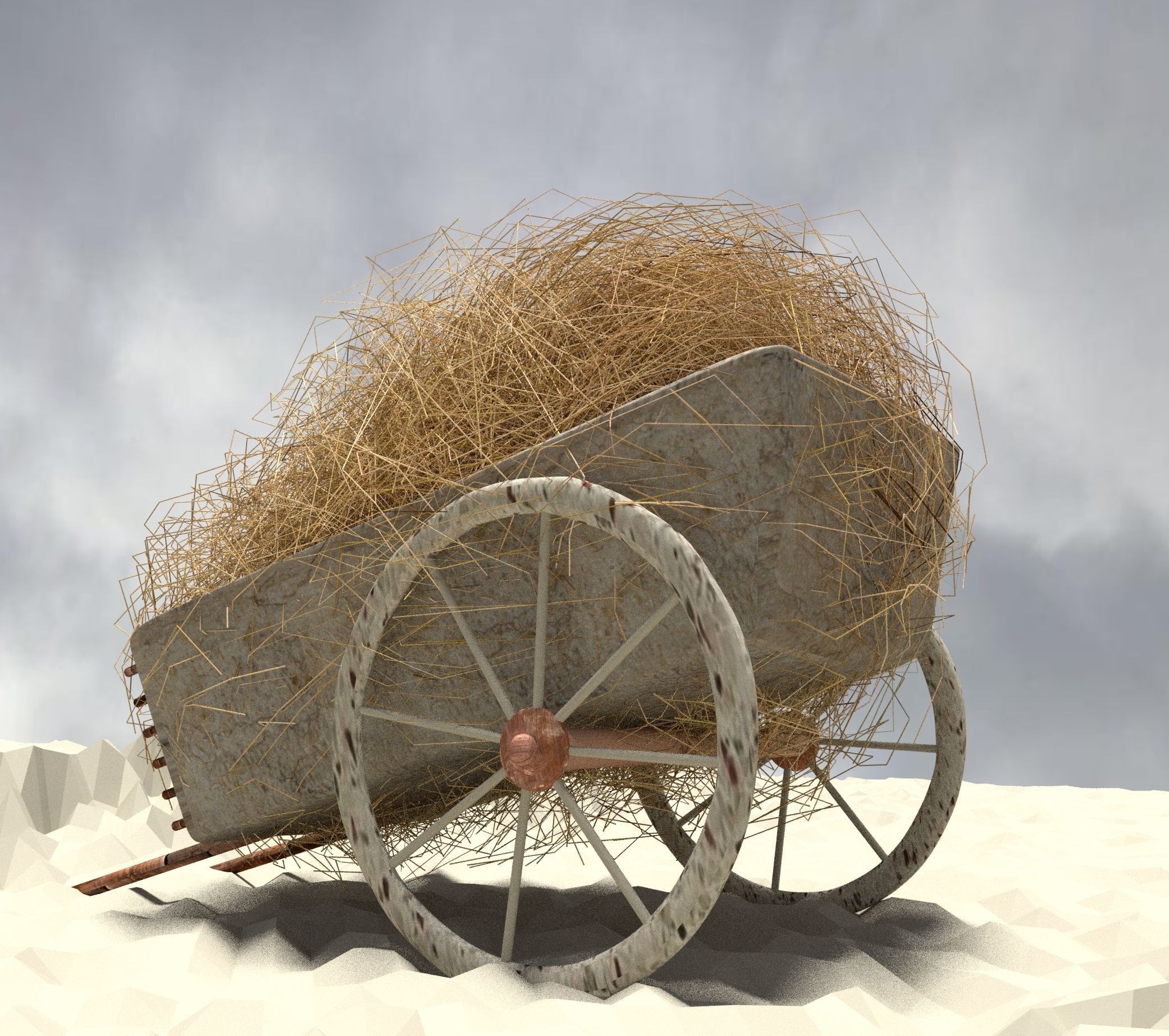 A sweet wagon Free 3D model_5