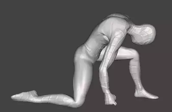 Spider-Man spider - man in crouching position