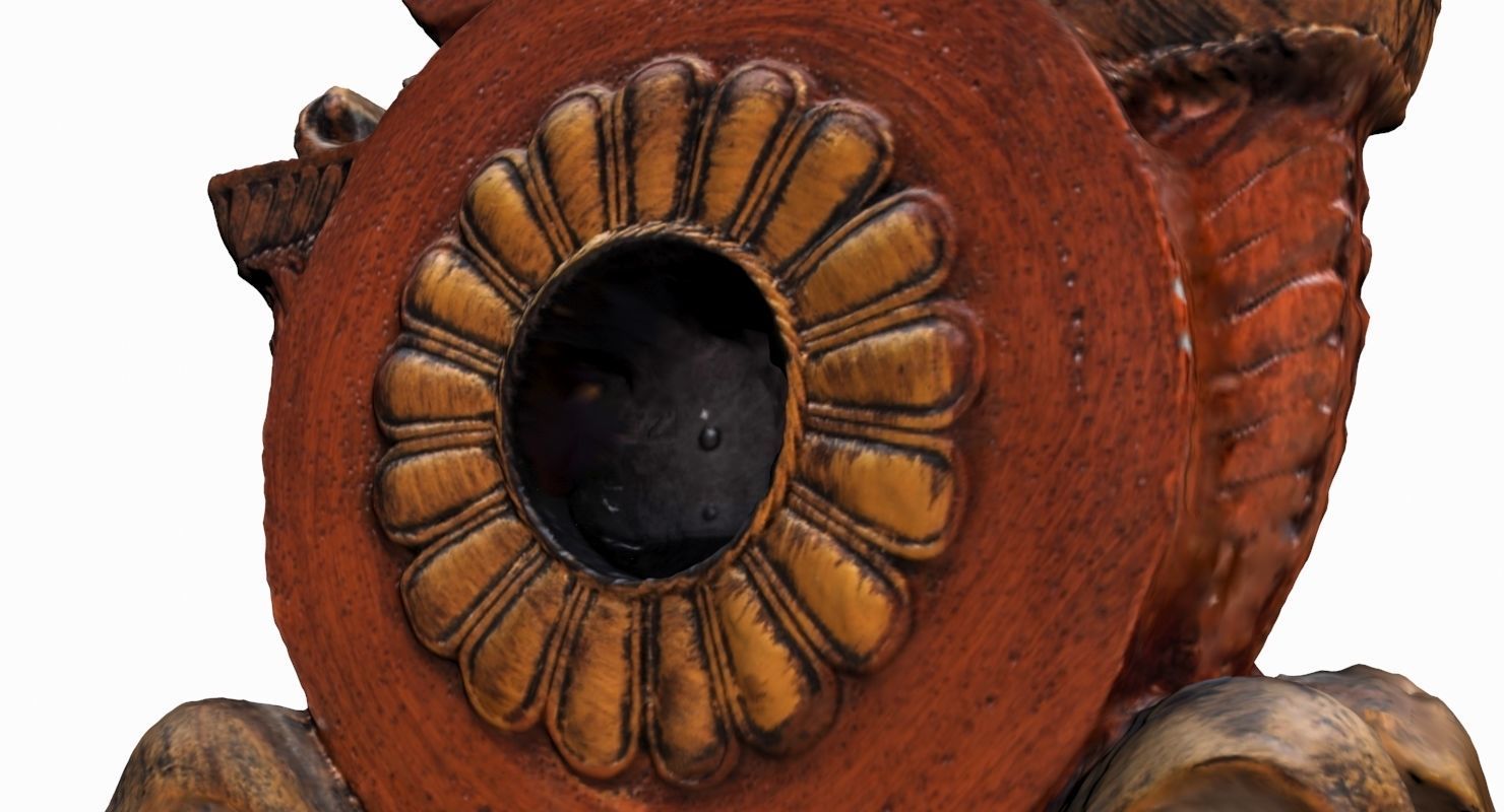 ANTIQUE CLOCK Low-poly 3D model_7