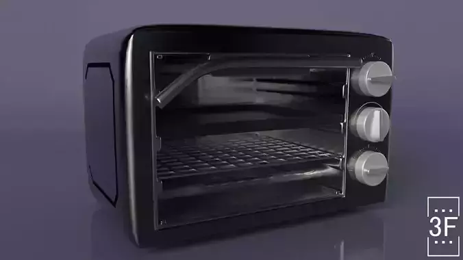 Electric Oven - PBR - Asset Low-poly 3D model