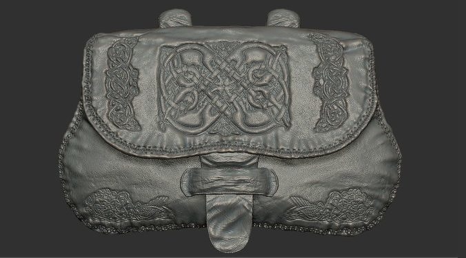 Viking bag 3D model