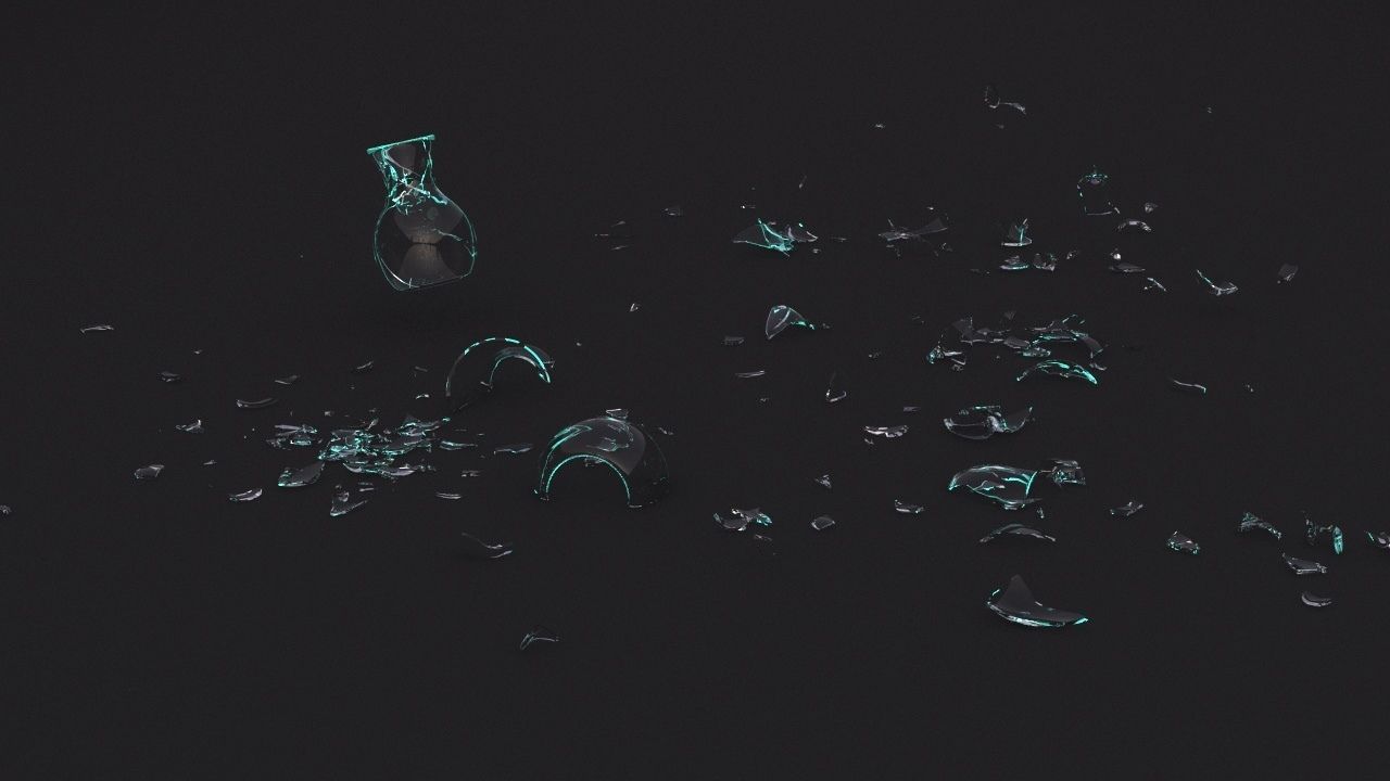 Glass-Broken-Animation 3D model_4
