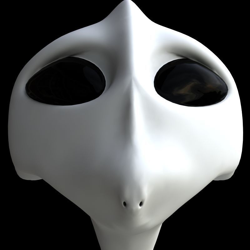 Alien humanoid 3D model_3