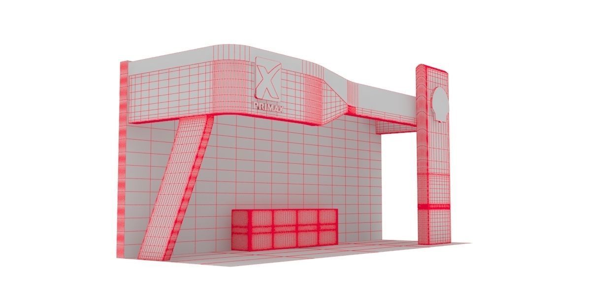 Shell Stand for event 3D model | CGTrader