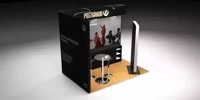 Stand for information 3D model