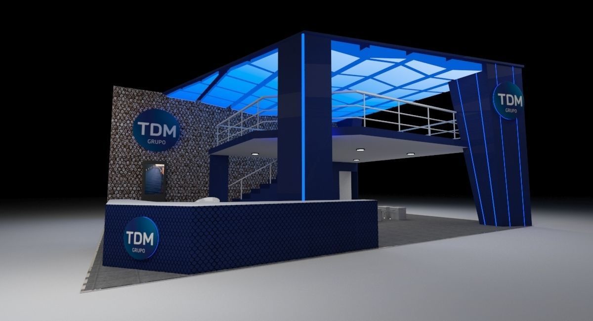 Stand for mining 3D model_2