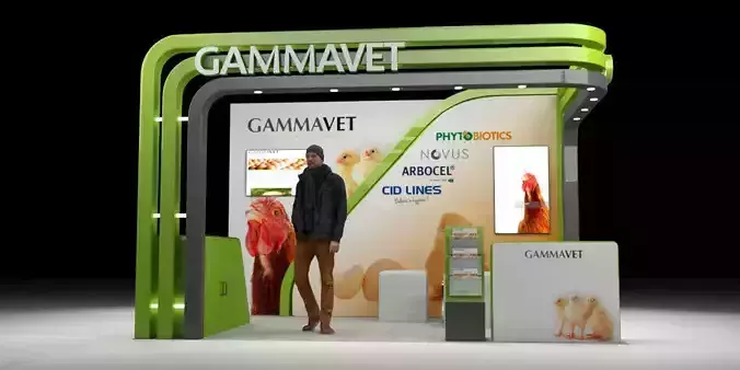 Stand for veterinary fair