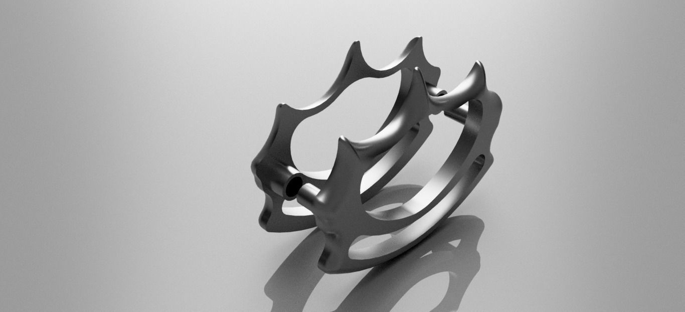 brass knuckles x slingshot 3D print model_7