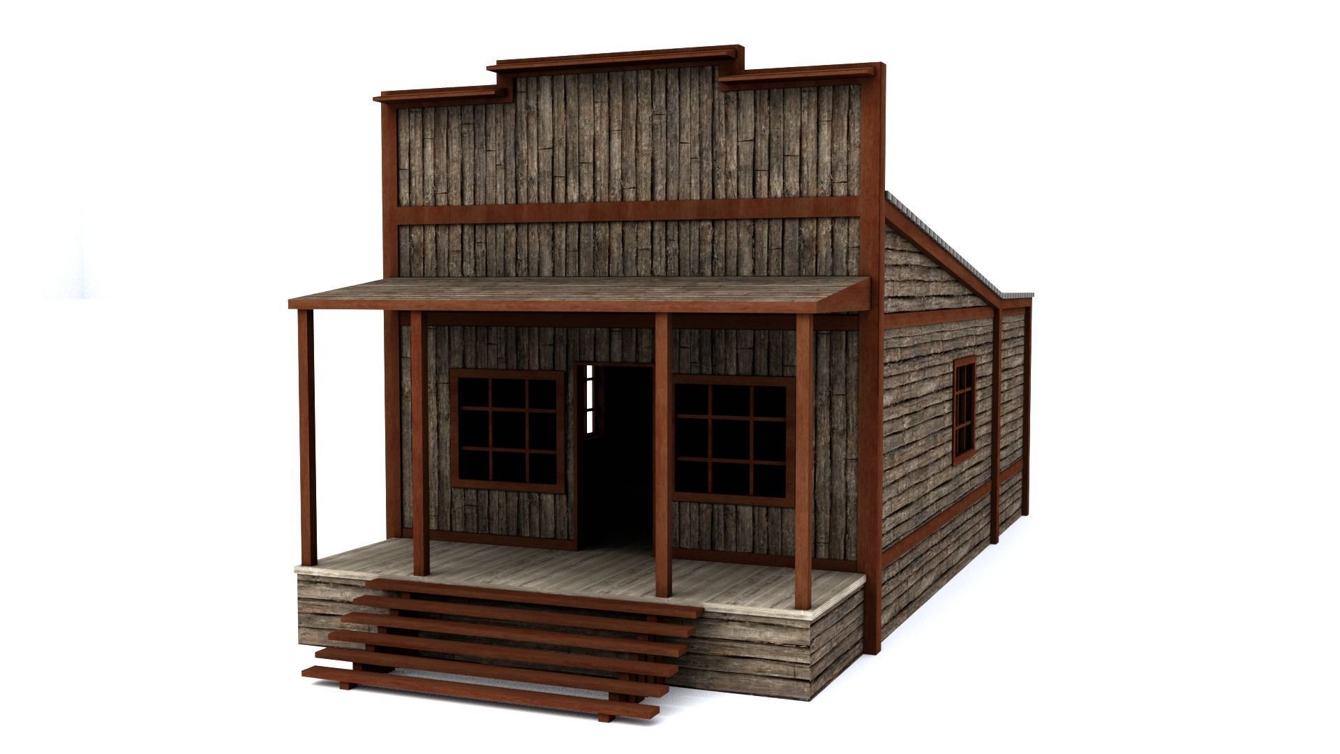 Wild Western Pack Unity3D Low-poly 3D model_25