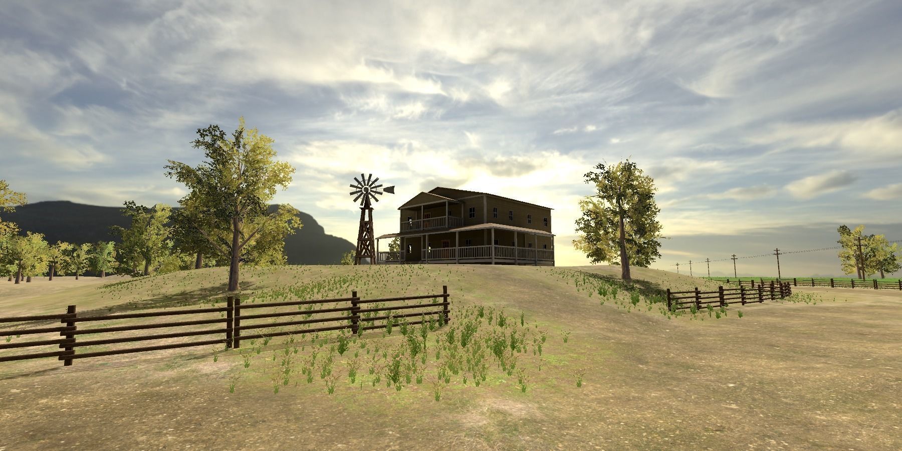 Wild Western Pack Unity3D Low-poly 3D model_10