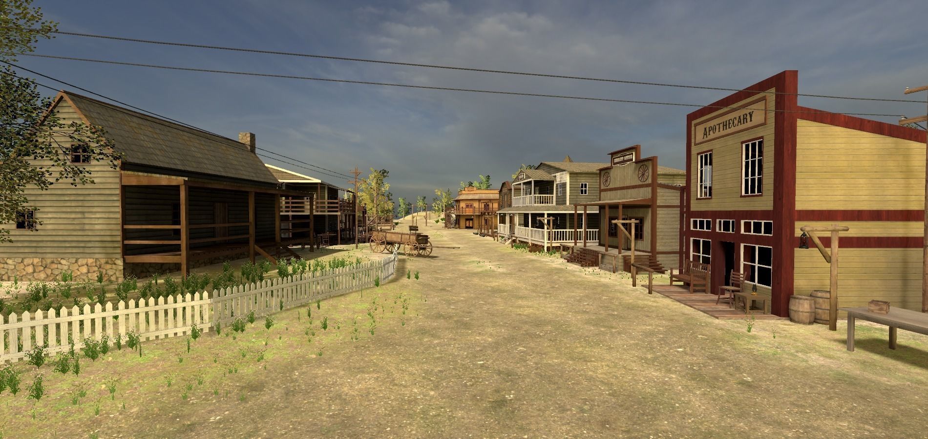Wild Western Pack Unity3D Low-poly 3D model_7