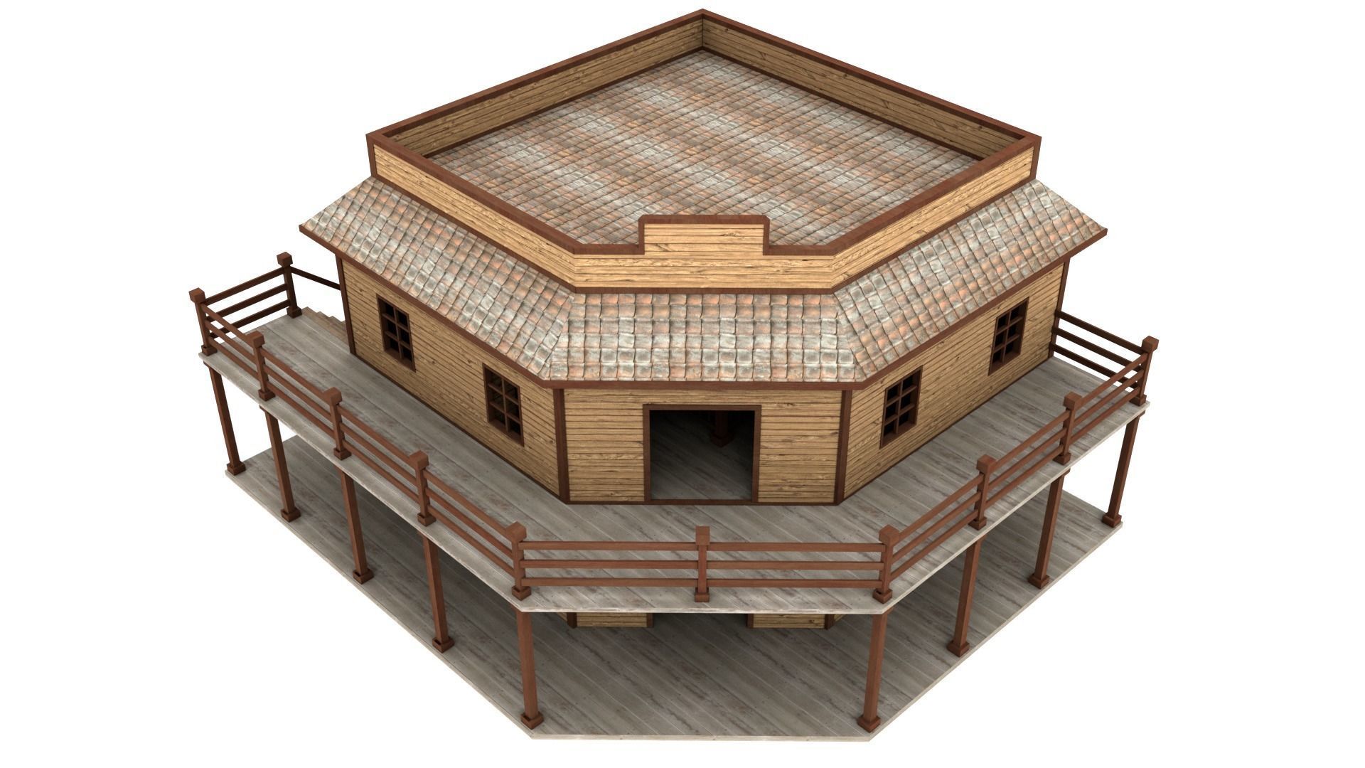 Wild Western Pack Unity3D Low-poly 3D model_22