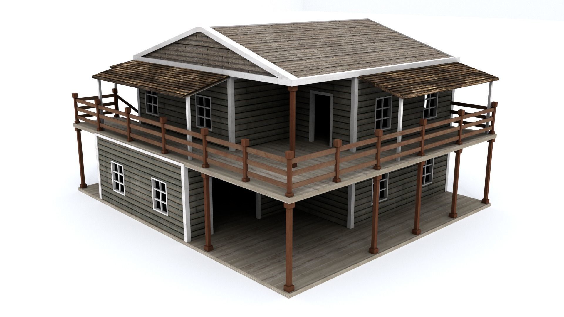 Wild Western Pack Unity3D Low-poly 3D model_19