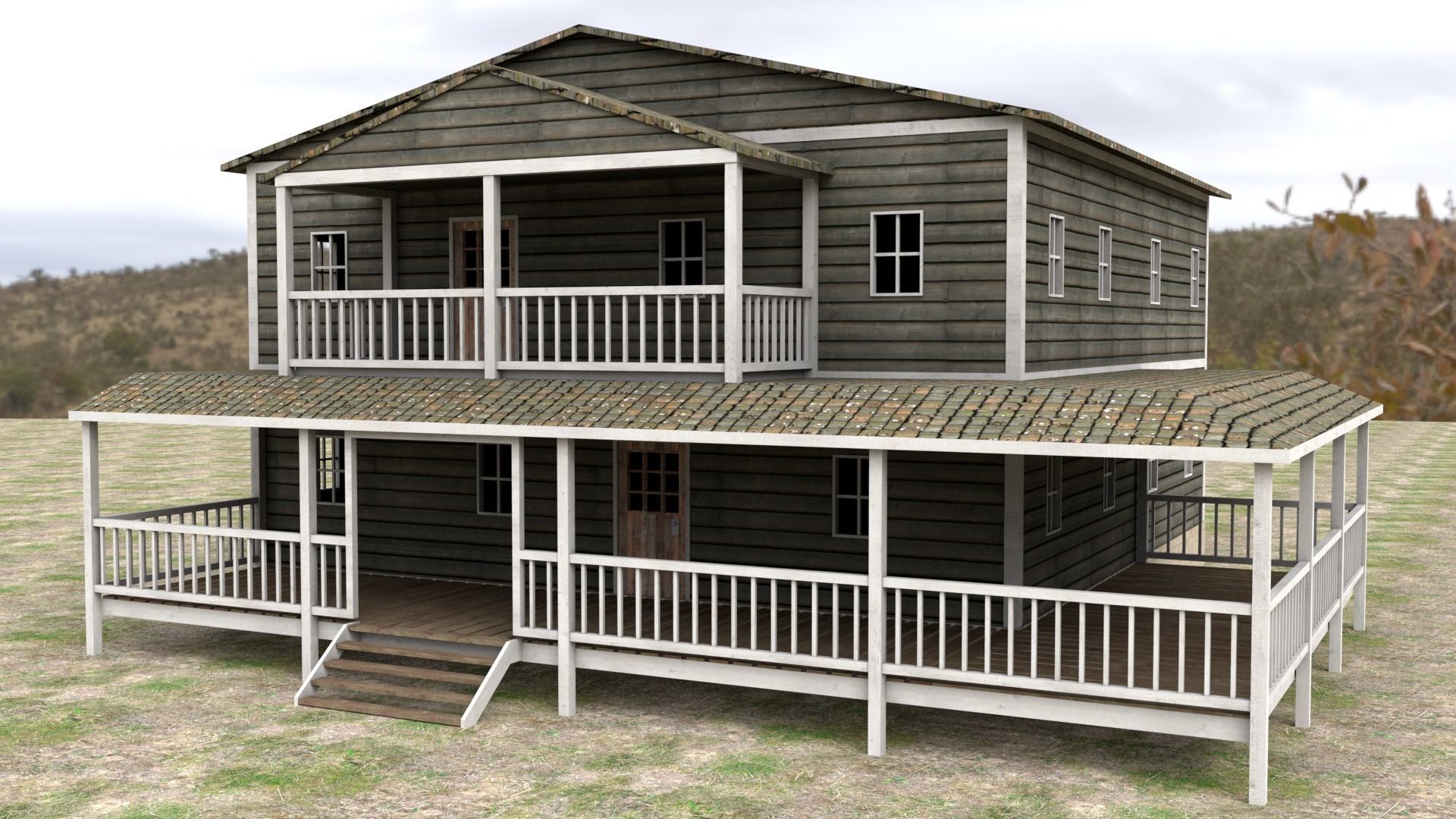 Wild Western Pack Unity3D Low-poly 3D model_17