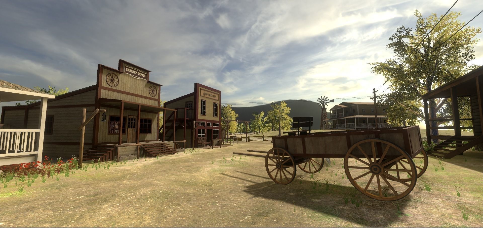 Wild Western Pack Unity3D Low-poly 3D model_13
