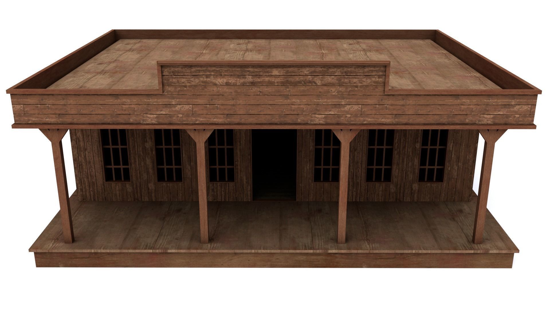 Wild Western Pack Unity3D Low-poly 3D model_28