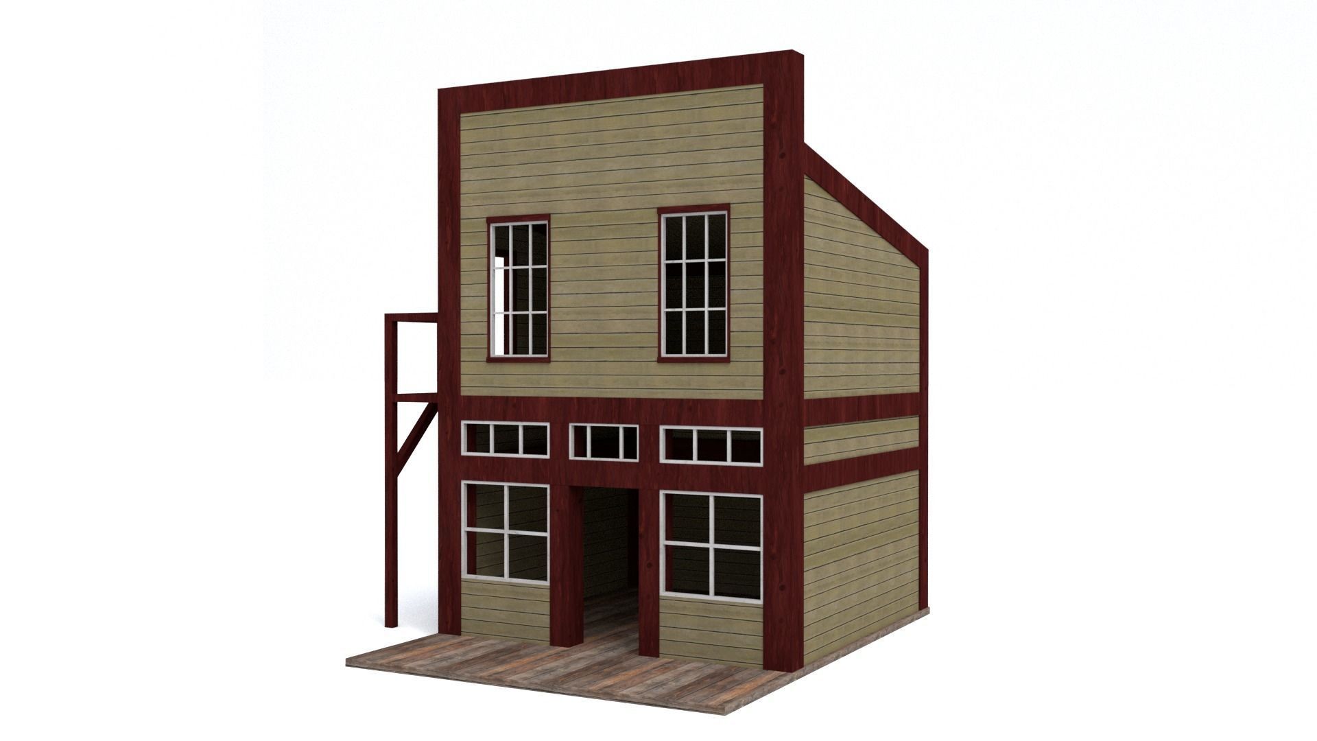 Wild Western Pack Unity3D Low-poly 3D model_26