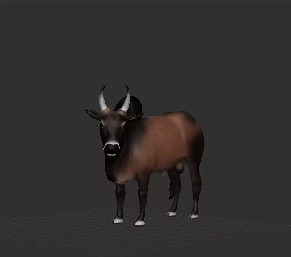 Bull - 3D figurine online 3D print model_0