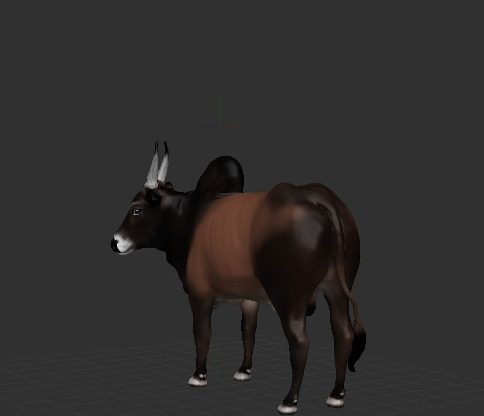 Bull - 3D figurine online 3D print model_4