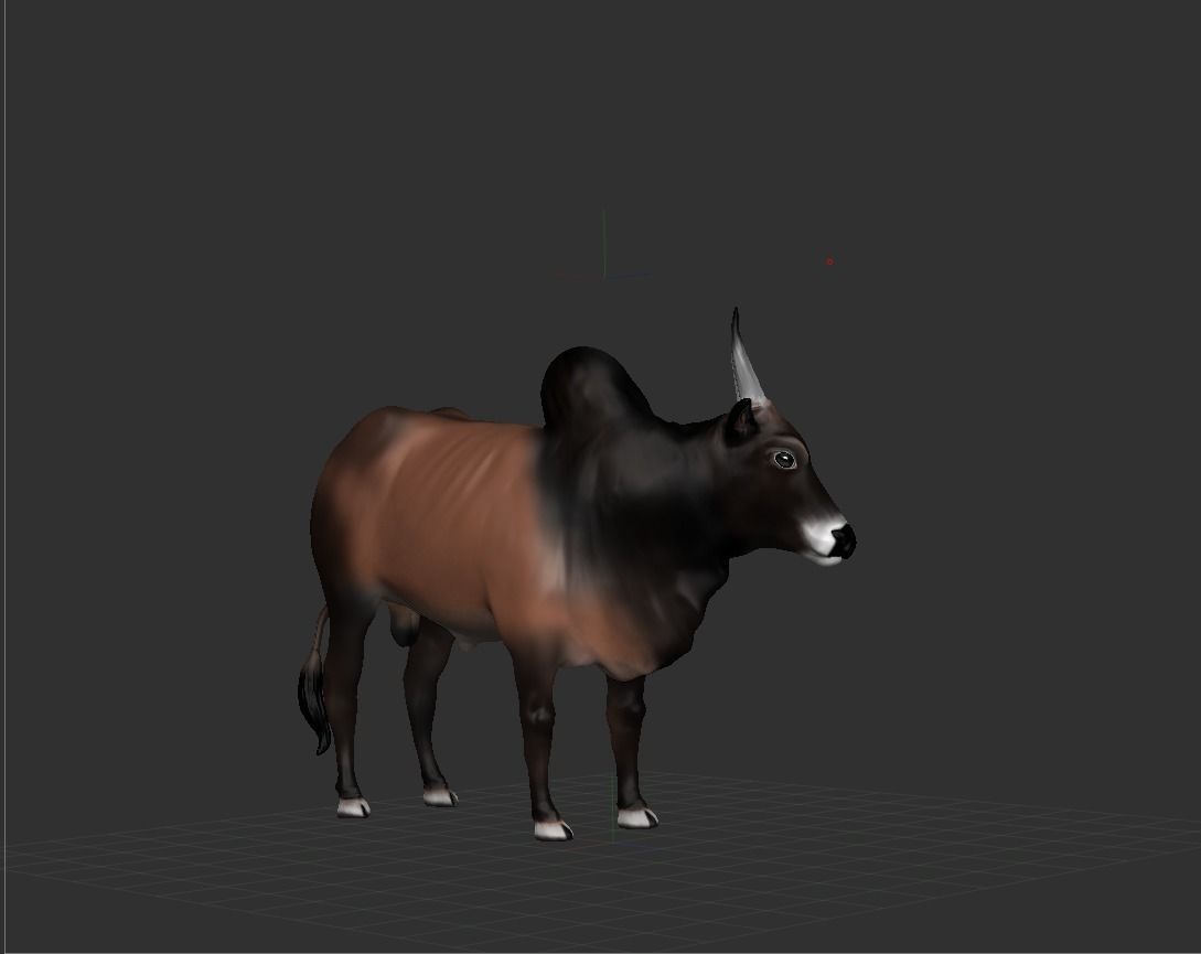 Bull - 3D figurine online 3D print model_2