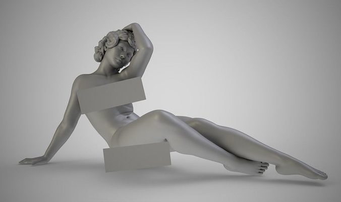 Artistic Pose 3D print model