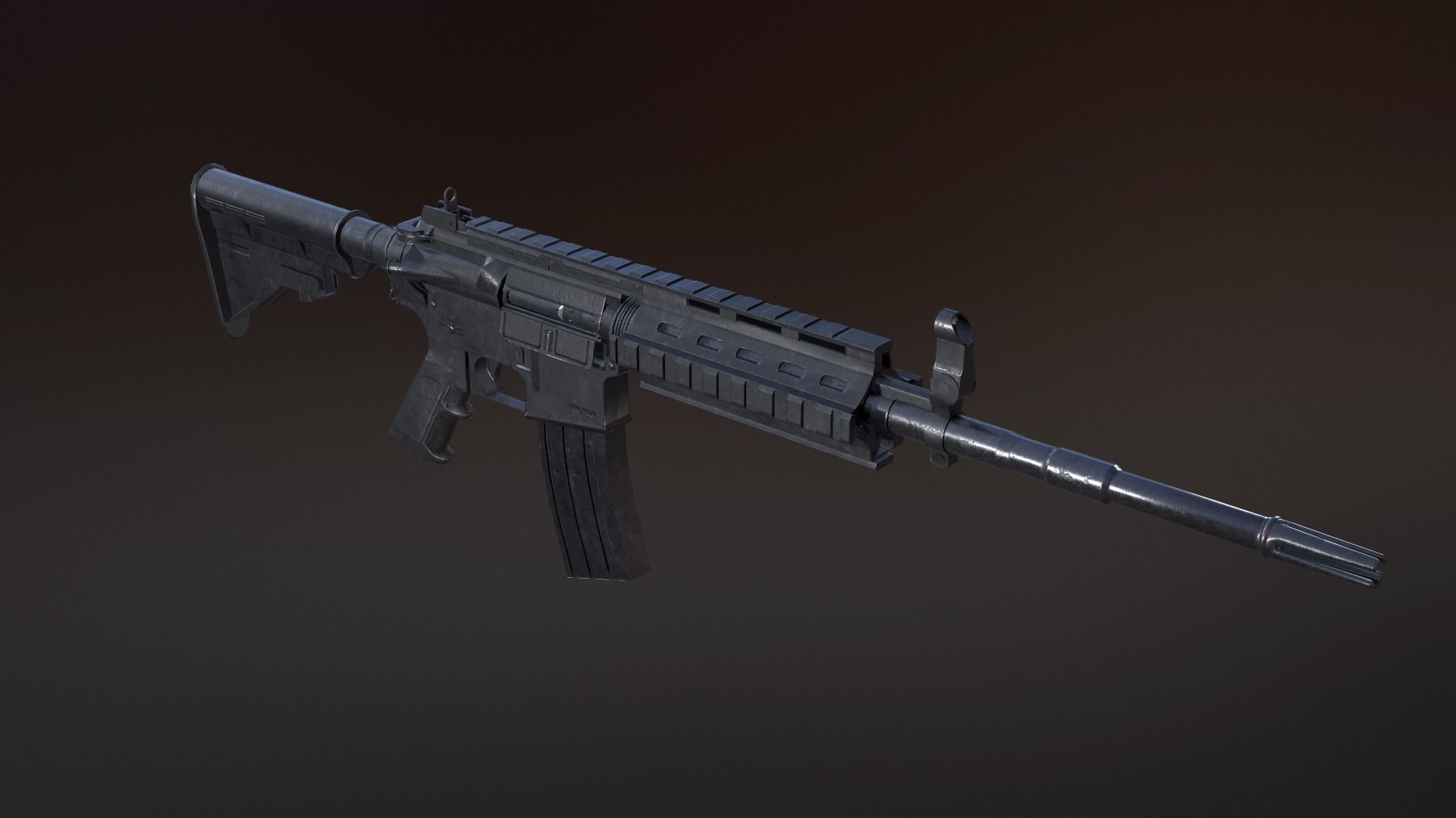 Modern Rifle Packs 3D Model Collection_13