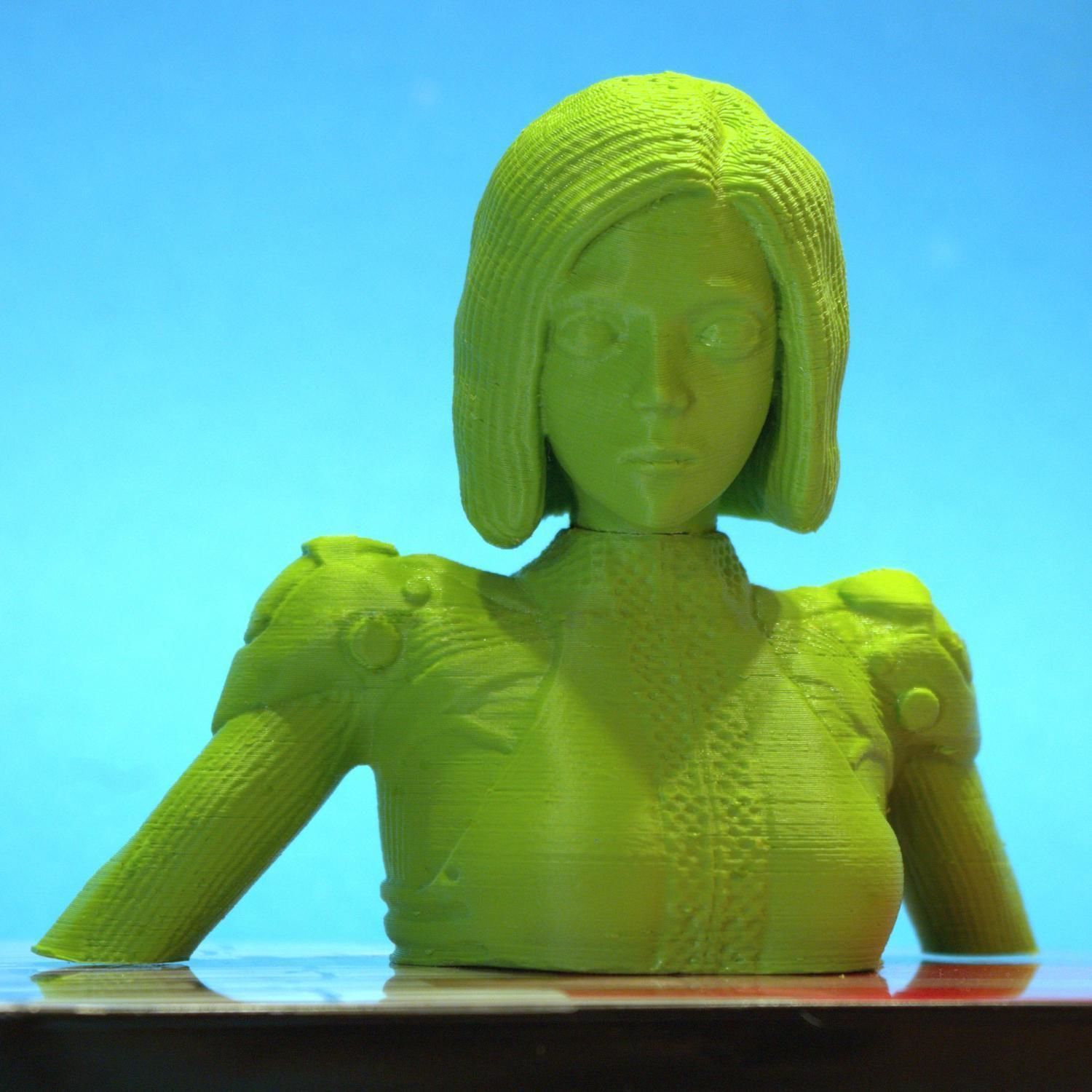 Alita battle angel bust version 3D print model_1