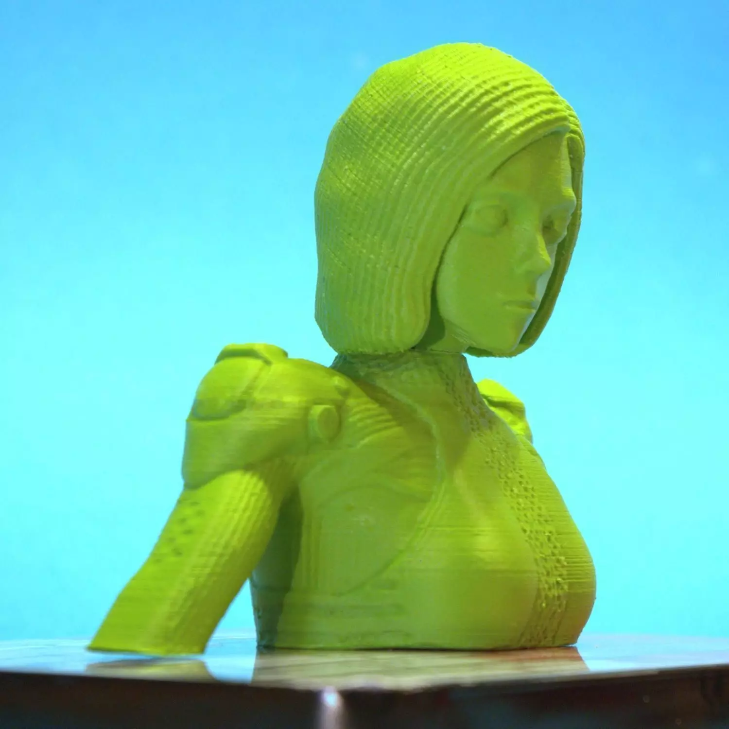 Alita battle angel bust version 3D print model_0