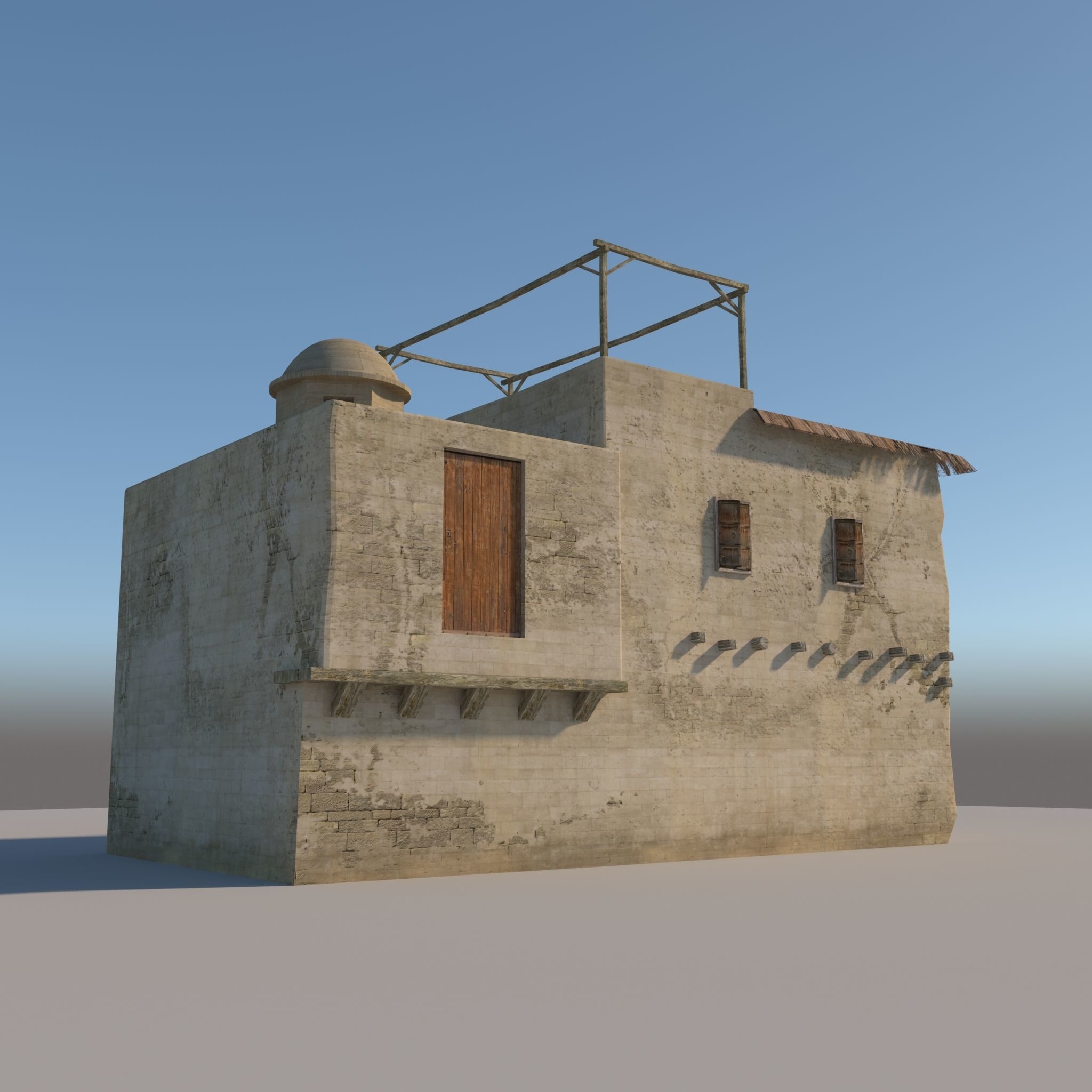 Old House 3D model_7