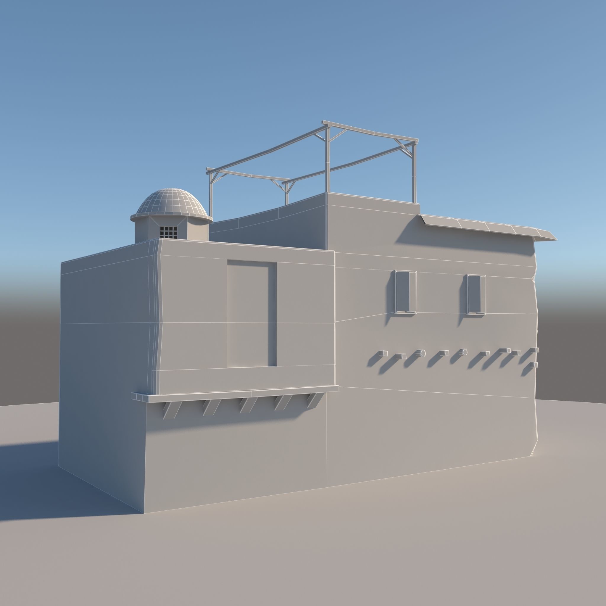 Old House 3D model_11