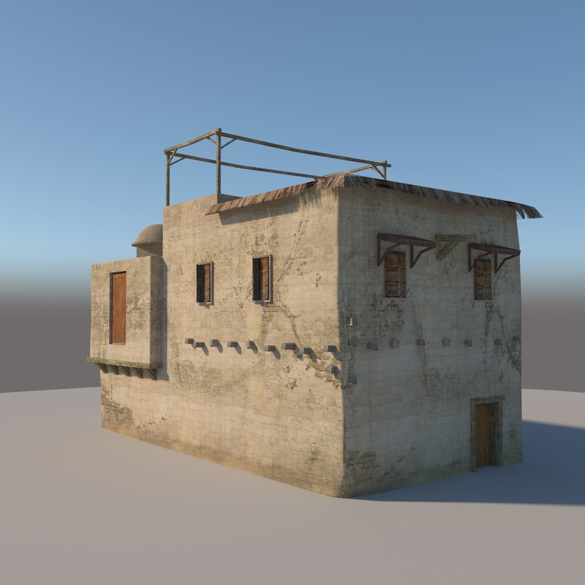 Old House 3D model_1